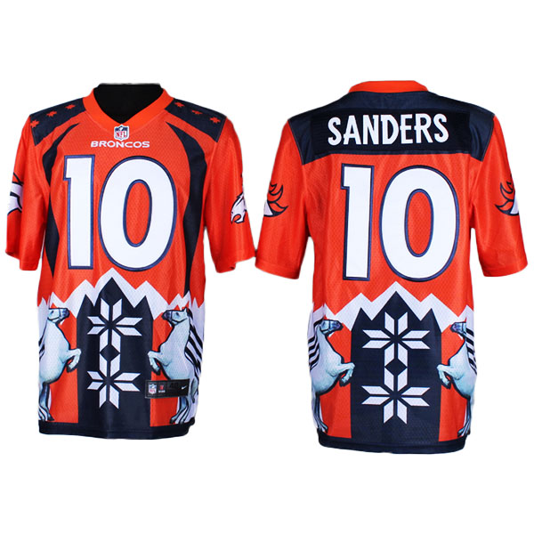 Denver Broncos #10 Emmanuel Sanders Noble Fashion Elite Jersey